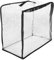 JOINPAYA Storage Bag Transparent Pvc Toy Organizer Bags with Zipper 16.51X14.15X8.65in for Kid Toy Storage Puzzles Building Blocks Board Game Stationery Books
