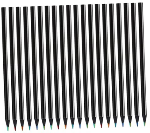 VILLCASE Ergonomischer Griff Schwarzer Bleistift 20-teiliges Farbstifte-set Für Kinder Künstler Und Erwachsene Zum Täglichen Ausmalen