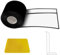 Plinthe souple autocollante 50 x 20 mm 6 m en PVC flexible autocollant pour cuisine, salle de bain et salle de bain Noir