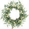 20 Artificial Eucalyptus Wreath, Spring Summer Wreaths for Front Door with White Berries Wreath Green Leaf Wreath for Window Wedding Farmhouse Patio Garden Party Decor.