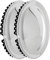 Hansen Styling Parts Moon Caps 14 Zoll (2X) Edelstahl poliert Radzierblenden Radkappen Radblenden
