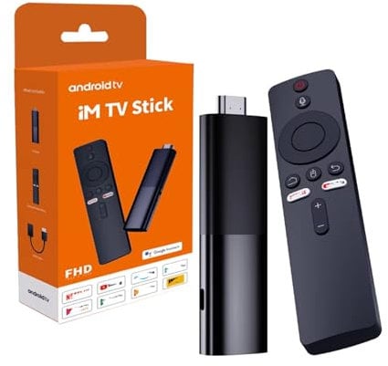 Android IM TV Stick 4K+ HDR – I96 D9 Model 12.0 fire streaming Stick (Newest Gen) | Powerful processor H618 Quad-Core Cortex-A53 | 2GB RAM 16GB Storage | |WIFI Streaming Device
