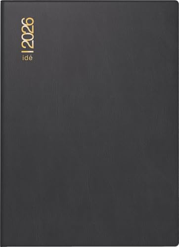 rido/idé Taschenkalender Mod. perfect/Technik I 2026 | A6, Kunststoff, schwarz
