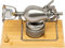 MáQuina de Palomitas Tradicional Antigua, DecoracióN Vintage China NostáLgica, MáQuina para Hacer Palomitas a PresióN, Amplificador de Alimentos con Manivela(520ML)