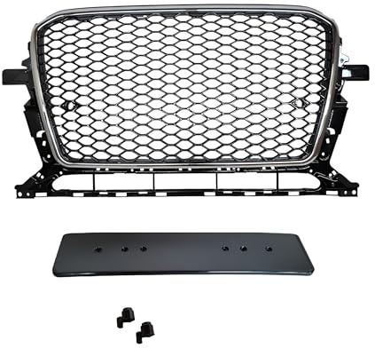 Passend für Q5 8R Kühlergrill Sportgrill Wabengrill Front Grill 12-16 mit Chrom Rahmen