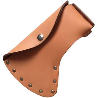 Multi Tool Hammer Holder - Soft Leather Axe Holster, Hatchet Carrier with Strong Weight Capacity, Construction Everyday Use, Outdoor Gear Belt Holder for Camping, Hiking, 5.91x5.12 Inches