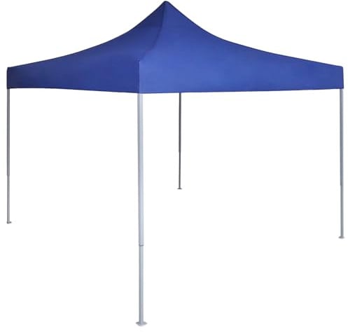 vidaXL Party-Zelt Blau 291 x 291 x 315 cm Oxford-Stoff, Garten und Terrasse, modernes Party-Zelt, schnell aufzustellen, tragbarer Sonnenschutz für Outdoor-Events