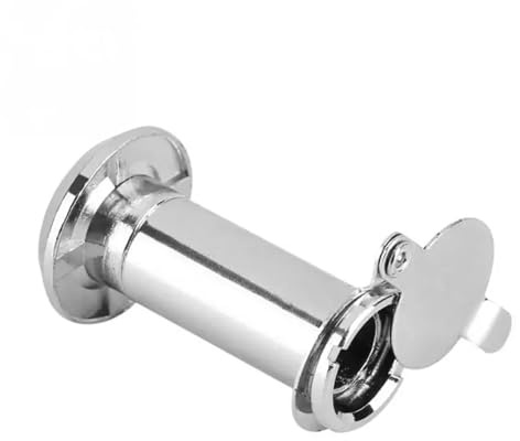Spioncino di sicurezza in cromo lucido, Spioncino for porta blindata orientabile 220 gradi grandangolare 14 mm