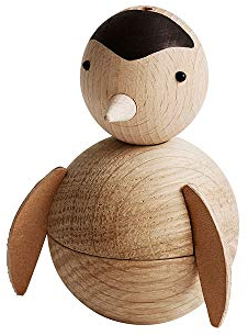 OYOY - Dekofigur, Holzfigur - Pinguin - Ø5,5 x H9 cm