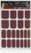 Chix Nails Fishnet Minx Trendy Style Fingers Toes Vinyl Foils Nail Wraps, Gold Chrome Pink