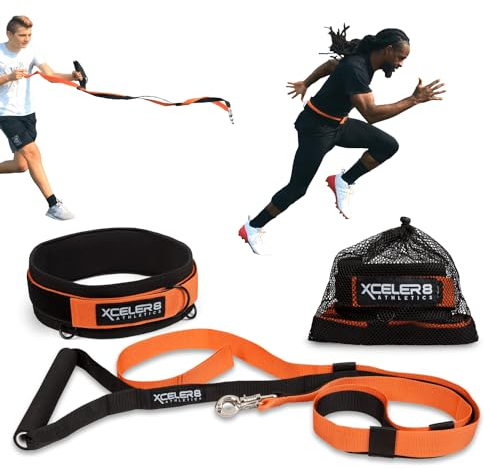 X-PLOSIVE Speed Training Kit/Überlastung Laufen Widerstand & Freigabe/Geschirr & Widerstandsband Geschwindigkeit und Beweglichkeit Ausrüstung für Sprint und Fußball, Basketball