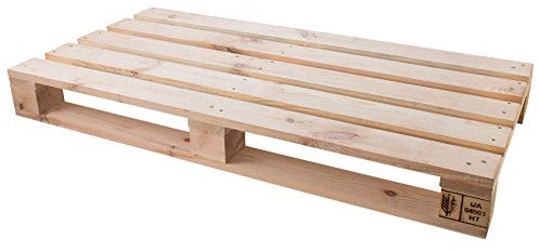 Helle Palette 120x60x13 cm (LxBxH) - Natur/Shabby/Vintage/Möbelbau - Palettnmöbel-Palettenregal - Bettbau - Weinkisten - Apfelkiste - Obstkiste (Natur)