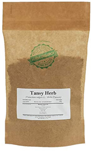 Tanaceto Erba / Tanacetum Vulgare L / Tansy Herb # Herba Organica # Erba Amara Selvatica, Atanasia, Solfina, Taneda (100g)