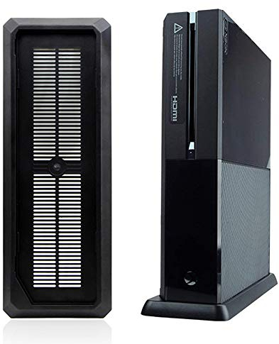 KlsyChry Vertical Stand for Xbox One Console Cooling Bracket Holder Stand - Black (Not fit for Xbox One X/S Console)