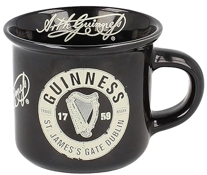 Guinness Espresso Tasse Retrolabel Bottletop aus Irland