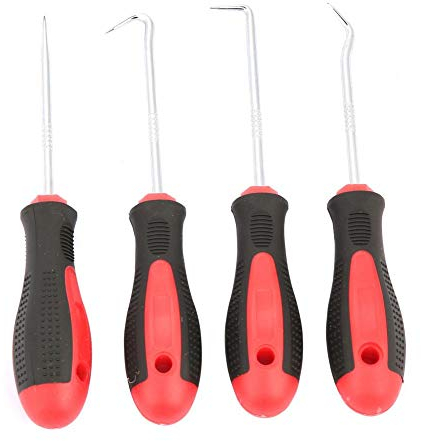 Auto-Auswahl und Haken-Satz, 4pcs Dichtungs-Entferner-Werkzeuge Öldichtungs-Entferner-Haken-Dichtungs-Schlauch-O-Ring-Entferner-Werkzeuge