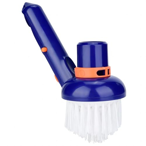 VIFER Spazzola per Pulizia Degli Angoli Piscina per Gradini e Spazzola per Aspirapolvere per Gli Angoli Terme Vasche Idromassaggio Spazzole per Pulizia con Setole Fini