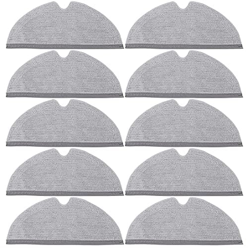 Wischtücher für Xiaomi Roborock S4/S5/S50/S51/S55/S5 Max, S6 Pure/S6 Max/S6 MaxV, Q8 Max/Q8 Max+, Q5 Pro/Q5 Pro+, Q7/Q7+/Q7 Max/Q7 Max+ Staubsauger, Mopp Cloth Wischtuchpads Zubehör Ersatz, 10 Stück