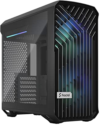 Fractal Design FD-C-TOR1C-02 Torrent Compact Rgb, Light Tint Tempered Glass Side Panels, Open Grille For Maximum Air Intake, Mini