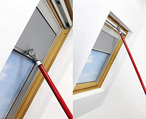 WINDOW POLE ROD OPENER FOR DAKSTRA WINDOWS AND BLINDS TELESCOPIC 1.2M - 3M