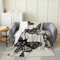 Todesmotten-Überwurfdecke für Jungen und Mädchen, Erwachsene, Gothic-Totenkopf-Flanelldecke, leicht, warm, Queen-Size-Decke, ultraweich, junger Mann, Plüschdecke, Schlafzimmer-Dekoration