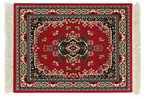 ZHOUJIE Teppich-Mauspads, Orientteppich-Mauspad, gewebtes Mauspad, Perserteppich-Mauspad, orientalischer Mini-Teppich Computerzubehör