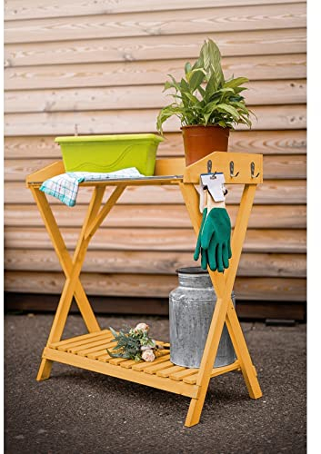 HTI-Living Pflanztisch Freddi Arbeitstisch Blumentisch Gärtnertisch, Natur
