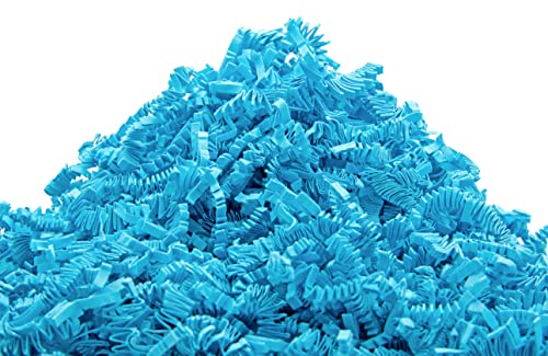 YOTEI SPIRIT® 2.5kg Geschreddertes Türkis Papier für Geschenkbox – Füllmaterial für Pakete, Körbe, Boxen und Verpackungen - Schutz und Dekoration (2.5kg, Türkis)