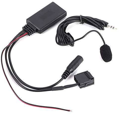 Cable AUX IN Bluetooth para Autom¨®vil, Adaptadores de Entrada de Audio Y Video para Autom¨®vil de Repuesto, Adaptador de Cable con MICR¨®Fono Llamadas Manos Libres para Focus 6000CD