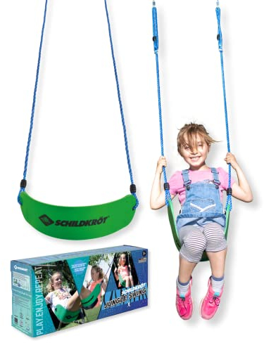 Schildkröt-970518 Schildkröt Jungle Swing, Altalena per Bambini Com Seduta Elastica, Colore, 970518