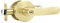Karlstone 1 Pack Brushed Gold Door Handles,Keyed Alike Heavy Duty Modern Interior/Exterior Door Knobs with Lock and Key for Bedroom Bathroom or Front Doors