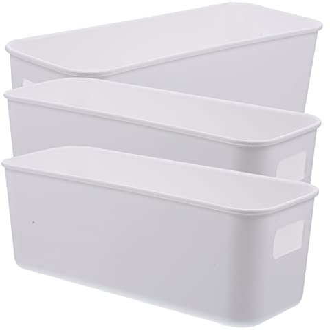 minkissy 3stücke Aufbewahrungsbox Für Schreibtisch Multifunktionale Organizer Aus Hochwertigem Kunststoff Für Handyhüllen Kosmetik Und Kleinteile Für Büro Wohnzimmer Und Küche