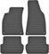 Maßgefertigte Auto Gummimatten, kompatibel mit Audi A4 B7 von 2004 bis 2007-4 teilige Gummifußmatten Set, Geruchlos & Abriebfest, Hochwertige Fußmatte Auto Accessoires