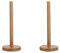 Premier Housewares Küchenrollenhalter, Rubberholz, H31 x W12 x D12cm (Packung mit 2)
