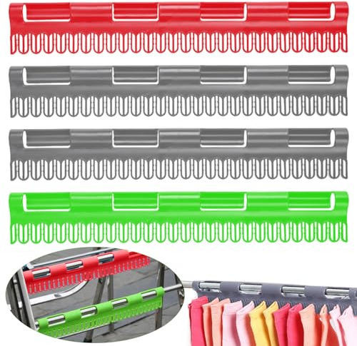 Lithyc 4er-Pack Sockentrockner Zum AufhäNgen,WäScheaufhäNger, Kleinteilehalter FüR WäSchestäNder,An Der Wand HäNgende, Sonnentrocknende Sockenklammer,Geeignet für Socken, HandtüCher, Handschuhe