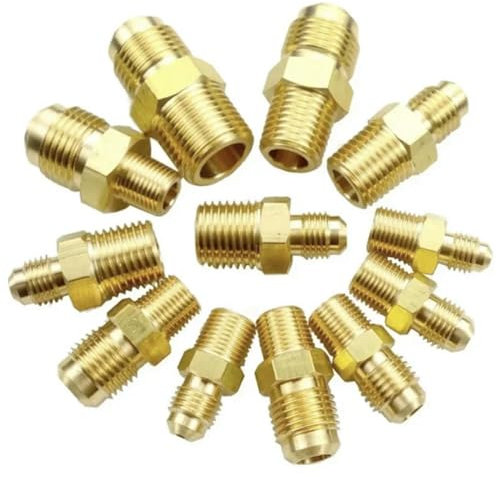 Adattatore per tubo maschio da 1/4'' 3/8'' 1/2'' 5/8'' a 1/8'' 1/4'' 3/8'' 1/2'' maschio raccordo in ottone-SAE 3I8-1/8