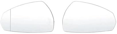 Espejo cristal marcha atrás Espejo Lateral Con Calefacción Para Coche Lente Cristal Ala Puerta Espejo Retrovisor Cristal 8V0857535D 8V0857536D Para Audi A3 S3 8v 2014-2019