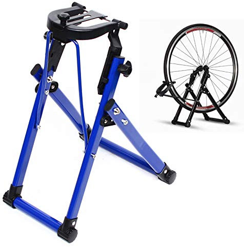 Bicycle Stand Road Bicycle Wheel Truing Stand, Bike Maintenance Metal Work Stand Bicycle Repair Stand Park Tool Bike Stand for 24 to 28 Inches
