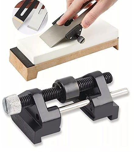 Guía de Bruñido para Cinceles y Aviones, Plantilla de Afilado de Acero Inoxidable de Hierro Fundido, Kit de Afilado de Cinceles, Guía para Cuchillas, Herramienta para Afilar