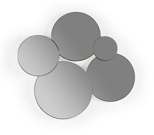 ESPEJO 67X3X62 METAL DORADO