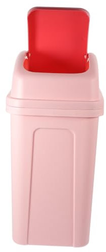 Cabilock Abfalleimer Mit Schwingdeckel Aus Kunststoff Praktischer Mülleimer Für Küche Und Bad Mit Großem Fassungsvermögen Dicker Und Langlebiger Untertisch-mülleimer Für Zuhause Und Büro