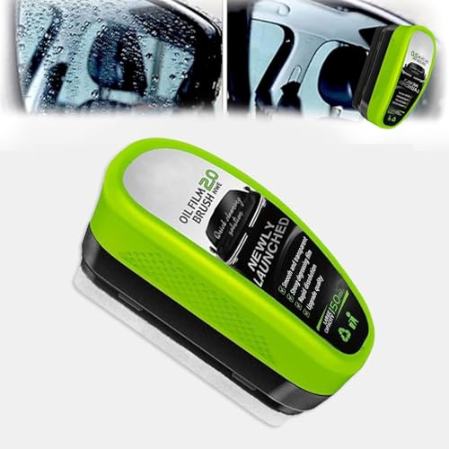 Clear Vision Car Glass Cleaner, 150ML Automotive Oil Film Cleaning Brush, Car Glass Oil Film Remover, Cleaner Glass Remover for Car Window Glass Cleaner, for Easily Improve Clarity and Visibility
