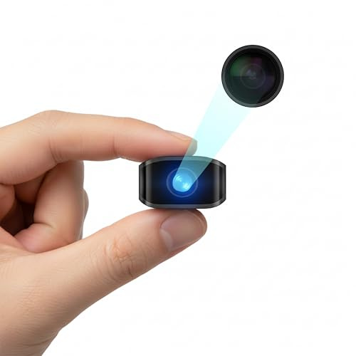 SZNFH Mini-Hauskamera, 1080P HD Innen-Sicherheitskamera, Überwachungskamera für Kinder und Haustiere, mit Bewegungserkennung, Nachtsichtfunktion, Schwerkraft-Sensor, ohne WLAN-Funktion