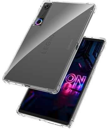 zZjoOoj silikonfodral för Lenovo Legion Tab Gen 5 surfplatta 8,8 tums fodral, ultratunnt lätt skyddande fodral, mjukt TPU tunt stötsäkert tablettskydd, stötsäkert (transparent)