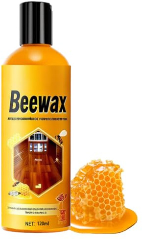 Furniture Wax 120ml Natural Shine Safe Restorer | Outdoor Wood Wax for Cabinet Dresser Countertop Floor Door Wall Kitchen Bathroom Deck Fireplace Home Farmhouse