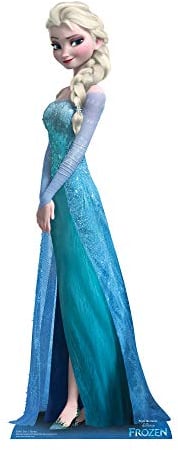 STAR CUTOUTS- Dall'ufficiale Ritagli Star, Decorazione per Feste Ufficiale Disney Frozen Franchise Cartone di Elsa Mini (congelato), Stella, Multicolore, SC901