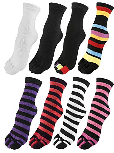 FussFreunde 2 Paar 5 Zehen-Socken, Zehensocken