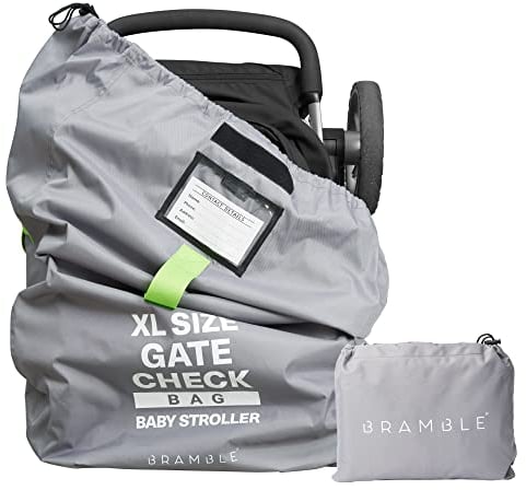 Bramble - XL Gate Check Transporttasche für Kinderwagen 600D Polyester - Flugreisen & Aufbewahrung - Robust & Wasserdicht - Groß 120x58x35cm