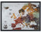 Europakarte Pinnwand mit Stecknadeln Bonus 100 Pins, Abenteuer Karte mit Rahmen, Personalisierte Karten mit Originalfarben, Hergestellt in der EU, 53x3x43 cm, Die Karte ist gebrauchsfertig