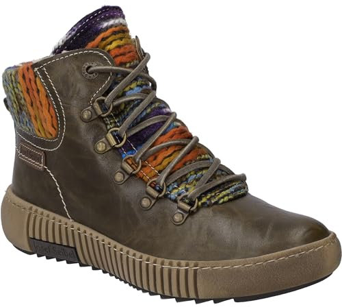 Josef Seibel Damen Maren 06 Stiefelette, grün, 44 EU